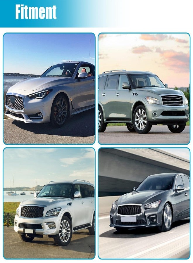 FZJDSD ممتصات صدمات أبواب السيارة FZJDSD، قطعة واحدة، متوافقة مع سيارات إنفينيتي Q45، Q50، Q60، QX56، QX80 (2011-2020)، ومناسبة أيضًا لنيسان أرمادا (2017-2020)، بديلة للرقم 80896AR000، ممتصات صدمات مطاطية علوية للأبواب، مانعات ارتداد مطاطية - Image 3